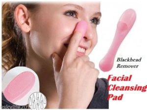 limpiador facial dedo silicona